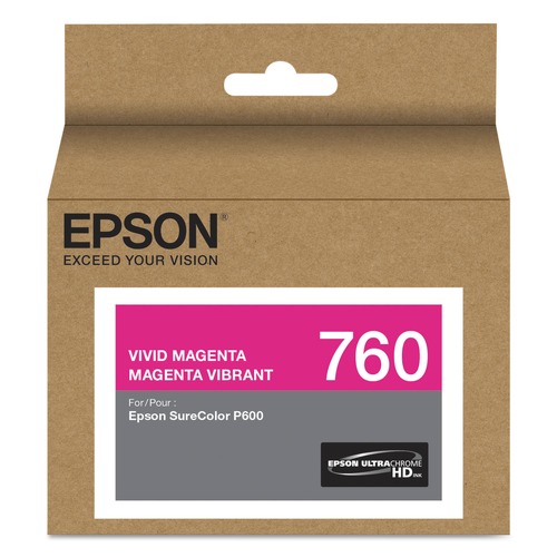 Ink & Toner | Epson T760320 UltraChrome HD T760320 (760) Ink - Vivid Magenta image number 0