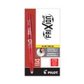 Pens | Pilot 31552 0.7 mm Fine FriXion Ball Erasable Stick Gel Pen - Red Ink, Red Barrel (1-Dozen) image number 1