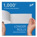  | Scott 07805 Essential 3.55 in. x 1000 ft. 2-Ply Septic Safe JRT Jumbo Roll Bathroom Tissue - White (12 Rolls/Carton) image number 7