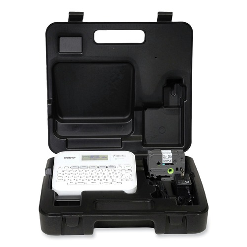 Label Makers | Brother P-Touch PTD410VP P-Touch PT-D410 6 in. x 14.2 in. x 13.3 in. 20 mm/s Advanced Connected Label Maker with Storage Case image number 0