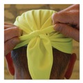 Safety & First Aid | Ergodyne 12476 Chill-Its 6615 One Size Fits Most High-Performance Bandana Doo Rag with Terry Cloth Sweatband - Lime image number 2