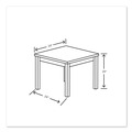 Coffee & Accent Tables | HON H80192.PINCPINC 80000 Series 24w x 24d x 20h Laminate Occasional Corner Table - Pinnacle image number 3