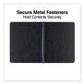 Report Covers & Pocket Folders | Universal UNV80571 8.5 in. x 11 in. 3 in. Capacity 2-Piece Prong Fastener Pressboard Report Cover - Black image number 2
