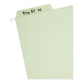 File Folders | Smead 64032 1/3-Cut Tabs Letter Size Erasable FasTab Hanging Folders - Moss (20/Box) image number 2