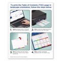 Dividers & Tabs | Avery 11844 Ready Index 11 in. x 8.5 in. 26-Tab A to Z Customizable TOC Dividers - White/Multicolor Tabs (1-Set) image number 6