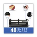 Just Launched | Swingline A7074400F Heavy-Duty 40-Sheet Lever Action 2-To-7 11/32 in. Hole Punch - Black/Woodgrain image number 3