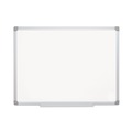 White Boards | MasterVision MA0507790 Gold Ultra 36 in. x 48 in. Aluminum Frame Magnetic Earth Dry Erase Board - White/Silver image number 0