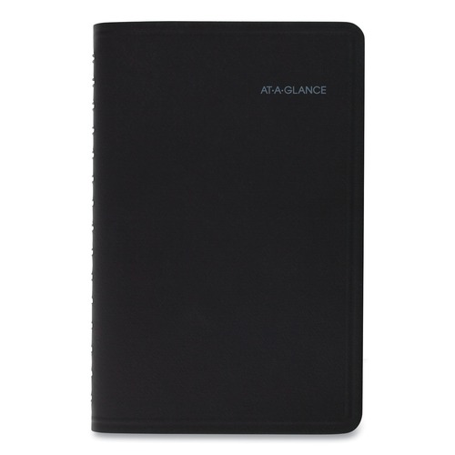 Notebooks & Pads | AT-A-GLANCE 760205 QuickNotes 8.5 in. x 5.5 in. 12-Month (Jan. to Dec.) 2026 Weekly Block Format Appointment Book - Black Cover image number 0