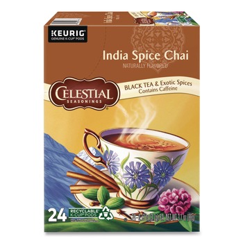  | Celestial Seasonings 5000330013 Tea K-Cups - India Spice Chai (24/Box)