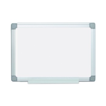 WHITE BOARDS | MasterVision MA0200790 Earth Silver 24 in. x 18 in. Easy Clean Dry Erase Boards - White Surface/Satin Aluminum Frame