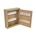 Office Filing Cabinets & Shelves | CONTROLTEK 500131 10.63 in. x 3 in. x 12.13 in. 60-Key Metal Lockable Key Cabinet - Sand image number 3
