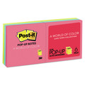 Notebooks & Pads | 3M R330-AN 3 in. x 3 in. Original Pop-up Refill - Poptimistic Collection Colors (6/Pack) image number 0