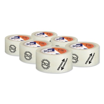 TAPES | Duck 242762 2.08 in. x 110 yds 3 in. Core Folded Edge Tape - Clear (6/Pack)