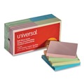 Sticky Notes & Post it | Universal UNV35669 3 in. x 3 in. Self-Stick Note Pads - Assorted Pastel Colors (12/Pack) image number 0
