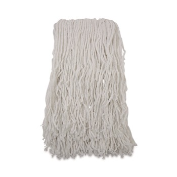 Boardwalk BWKRM03032S Cut-End Rayon Wet Mop Heads - White (12/Carton)