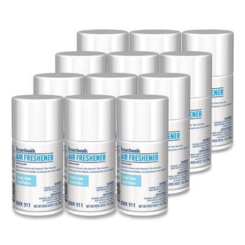 Boardwalk CP110BOARDWK 7 oz. Metered Air Freshener Refill - Fresh Linen Scent (12/Carton)