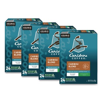  | Caribou Coffee 5000330137 Coffee K-Cups - Caribou Blend Decaf (96/Carton)