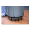 Just Launched | Rubbermaid Commercial FG264043BLA 18.25 in. x 6.63 in. 250 lbs. Capacity Brute Quiet Dolly - Black image number 4