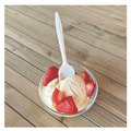Cutlery | Boardwalk BWKSPOONPPMW 5.31 in. Mediumweight Polypropylene Plastic Spoon Cutlery - White (1000/Carton) image number 5
