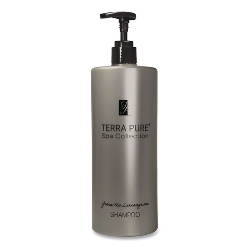 Skin Care & Hygiene | Diversified Hospitality Solutions 458944EA Terra Pure 16.32 oz. Bottle Shampoo Air Pump - Green Tea and Lemongrass Scent image number 0