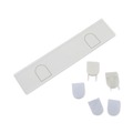 Office Presentation Supplies | Advantus 75318 9 in. x 2 in. Panel Wall Sign Acrylic Name Holder - Clear image number 2