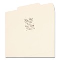 File Folders | Smead 10376 0.75 in. Expansion 2/5-Cut Tab Reinforced Guide Height File Folders - Letter Size/Manila (100/Box) image number 2