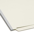 File Folders | Smead 29210 Extra-Heavy Recycled Pressboard Straight End Tab Folders - Legal, Gray/Green (25/Box) image number 3
