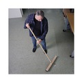 Brooms | Boardwalk BWK138 1.13 in. x 60 in. Metal Tip Threaded Hardwood Broom Handle - Natural image number 4