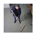 Brooms | Boardwalk BWK138 1.13 in. Diameter x 60 in. Handle Length Metal Tip Threaded Hardwood Broom Handle - Natural image number 4