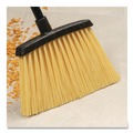 Brooms | Carlisle 4688500 55 in. Duo-Sweep Unflagged Heavy Duty Angle Broom - Black/Yellow image number 6