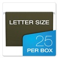 Just Launched | Pendaflex 81600 Letter Size Straight Tabs Hanging Folders - Standard Green (25/Box) image number 2
