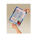 Sheet Protectors | Scotch WL854C 8.5 in. x 11 in. Removable Interlocking Fasteners Plastic Display Pocket - Clear image number 6