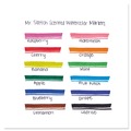Washable Markers | Mr. Sketch 2003992 Scented Chisel Tip Watercolor Marker Classroom Pack - Assorted Colors (36/Pack) image number 3