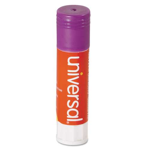 Adhesives & Glues | Universal UNV74748VP 0.28 oz. Dry-Clear Glue Sticks - Purple (30/Pack) image number 0