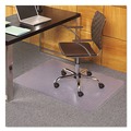 Office Chair Mats | ES Robbins 121821 36 in. x 44 in. EverLife Light Use Chair Mat for Flat Pile Carpet - Rectangular Clear image number 1