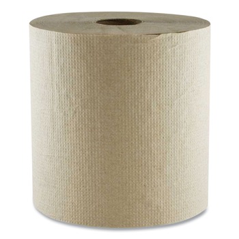 Boardwalk 6700R 1-Ply 8 in. x 700 ft. Hard Wound Towel - Kraft (6/Carton)