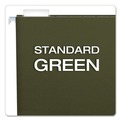 File Folders | Pendaflex 81602 1/5-Cut Tabs Letter Size Hanging Folders - Standard Green (25/Box) image number 1