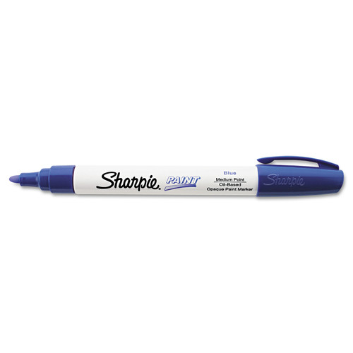 Permanent Markers | Sharpie 35551 Permanent Paint Marker - Medium Bullet Tip/Blue image number 0
