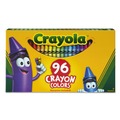 Pens, Pencils & Markers | Crayola 520096 Classic Color Crayons in Flip-Top Pack with Sharpener (96/Box) image number 1
