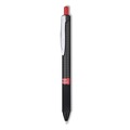 Pens | Pentel K497-B 0.7 mm Oh Medium Retractable Gel Pen - Red Ink/Black Barrel (1-Dozen) image number 1