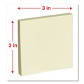 Sticky Notes & Post it | Universal UNV35664 3 in. x 3 in. Fan-Folded Self-Stick Pop-Up Note Pads - Yellow (12/Pack) image number 2