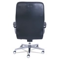 Office Chairs | La-Z-Boy 48968 20.5 in. to 23.5 in. Seat Height Commercial 2000 Big/Tall Executive Chair Supports Up to 400 lbs. - Black Seat/Back, Silver Base image number 3