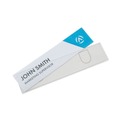 Office Presentation Supplies | Advantus 75318 9 in. x 2 in. Panel Wall Sign Acrylic Name Holder - Clear image number 3