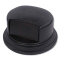 Trash Cans | Impact 7747-3 27 in. Diameter Domed Gator Lids Domed Lid for 44 Gallon - Black image number 1