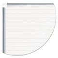 White Boards | MasterVision MA2794830 72 in. x 48 in. Ruled Magnetic Dry Erase Planning Board - White Lacquered Steel Surface, Silver Aluminum Frame image number 2