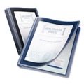 Back to School Sale | Avery 17685 3 Round Rings 1 in. Capacity 11 in. x 8.5 in. Flexi-View Binder - Navy Blue image number 3