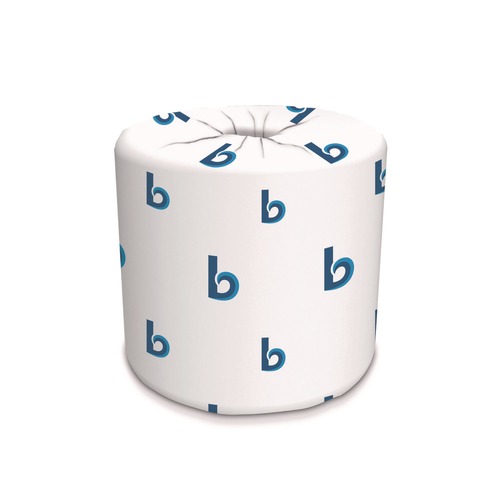 Just Launched | Boardwalk B6180 2-Ply Septic Safe 125 ft. Roll Length Toilet Tissue - White (96/Carton) image number 0