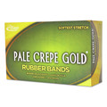 Rubber Bands | Alliance 20645 1 lbs. Box Size 64 0.04 in. Gauge Pale Crepe Gold Rubber Bands - Golden Crepe (1-Box) image number 2