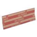 Office & Office Supplies | Pap-R Products 30001 0.50 Dollars Pennies Flat Coin Wrappers (1000/Box) image number 4