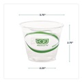 Labor Day Sale | Eco-Products EP-CC9S-GS 9 oz. GreenStripe Renewable and Compostable Cold Cups - Clear (1000/Carton) image number 10